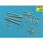 Aber 305mm & 152mm & 76mm & 37mm Barrels for Japanese Battleship Mikasa 1905