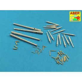   Aber 305mm & 152mm & 76mm & 37mm Barrels for Japanese Battleship Mikasa 1905