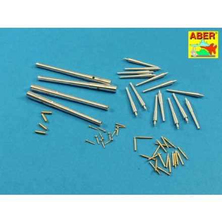 Aber 305mm & 152mm & 76mm & 37mm Barrels for Japanese Battleship Mikasa 1905