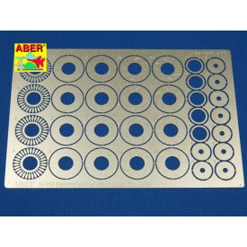 Aber Standard Slotted Brake Discs 14mm dia.