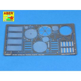   Aber German Medium Tank Grilles for Sd.Kfz.171 Panther Ausf.G Late (Academy)