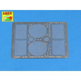   Aber German Medium Tank Grilles for Pz.Kpfw.V Sd.Kfz.171 Panther Ausf.A/D (Academy, Tamiya)