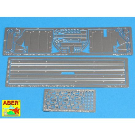 Aber Fenders for Panther Ausf.G & Jagdpanther (Academy, Tamiya)