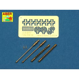   Aber Set of 2 barrels for German 7,92 mm MG.15 aircraft machine guns (with etched parts)