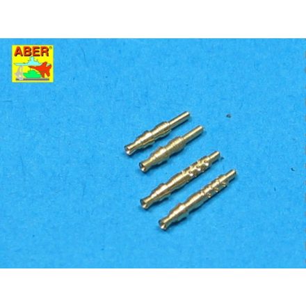Aber Set of 4 German barrels tips for 7,92 mm MG.17 aircraft machine guns
