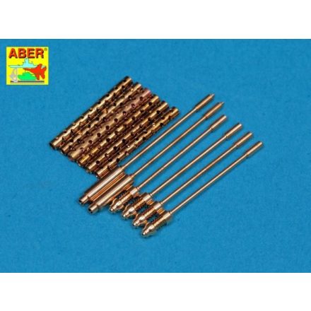 Aber Set of 6 turned U.S. cal .50 (12,7mm) Browning M2 barrels for North-American P-51D Mustang (Tamiya, Trumpeter)