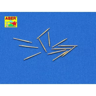 Aber 127mm Type 89 A/A Long Barrels for Japan War Ships
