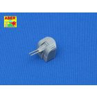 Aber 127mm Type 89 A/A Short Barrels for Japan War Ships
