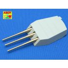 Aber 406mm (16in) Long Barrels for Turrets Without Antiblast Covers for North Carolina, Washington Ships