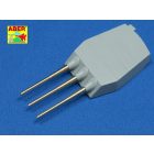 Aber 406mm (16in) Short Barrels for Turrets With Antiblast Covers for North Carolina, Washington Ships