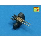 Aber 127mm L40 Type 89 /w Recoil Cylinders A/A Barrels for Japan War Ships