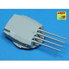 Aber 380mm (16in) L45 M1935 Long Barrels for Turrets Without Antiblast Covers for Richelieu, Jan Bart Ships