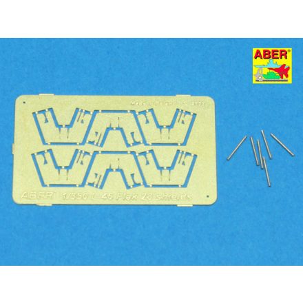 Aber 40mm Flak 28 Barrels /w Shields for German War Ships