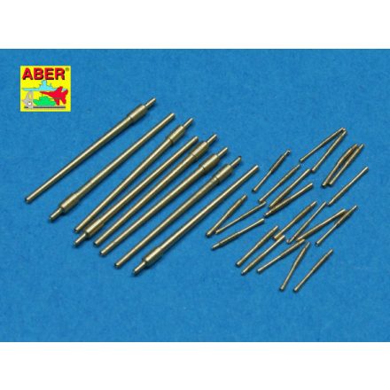 Aber 100mm & 25mm Barrels for Japanese Navy Destroyer Akizuki Class