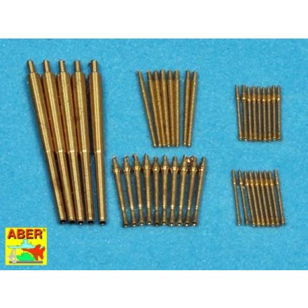 Aber 127mm & 37mm (C/30) & 37mm (M42) & 20mm Barrels for German Narvic Class Destroyer Type 1936B