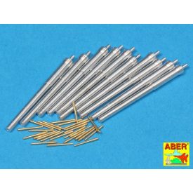   Aber 12" Mk.X BL & 12pdr & 18cwt QF Mk.I Barrels For Royal Navy Battleship HMS Dreadnought (Zvezda)