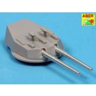 Aber 12" Mk.X BL & 12pdr & 18cwt QF Mk.I Barrels For Royal Navy Battleship HMS Dreadnought (Zvezda)