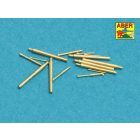 Aber 140mm & 25mm & 13mm Barrels for Japanese Light Cruiser Abukuma, Isuzu, Kinu, Nagara, Natori, Yura