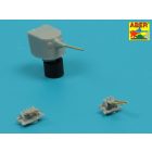 Aber 140mm & 25mm & 13mm Barrels for Japanese Light Cruiser Abukuma, Isuzu, Kinu, Nagara, Natori, Yura