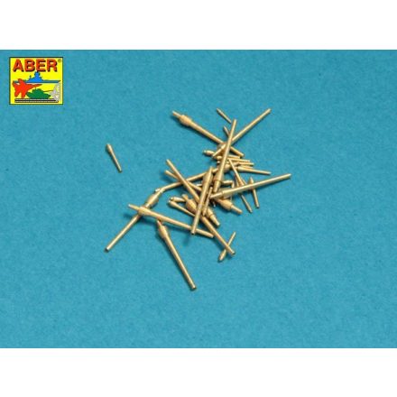 Aber 152mm & 75mm & 47mm & 37mm Barrels for Russian Cruiser "Varyag" (Zvezda)