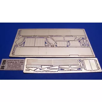   Aber Russian Medium Tank Fenders for T-55A Vol.2 - additional set (Tamiya)