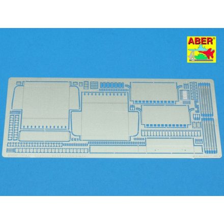 Aber Russian Heavy Tank KV-1 Vol.5 - Tool boxes for late fenders (Tamiya)