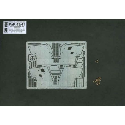 Aber German 88mm A/T Gun PaK 43/41 Vol.2 - Additional set - Armour (AFV Club)
