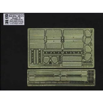   Aber German Sd.Kfz.251/1 Ausf.D Pt.7 Back seats and boxes (Dragon)