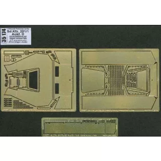   Aber German Sd.Kfz.251/1 Ausf.D Pt.8. Upper Armour plate (Dragon)