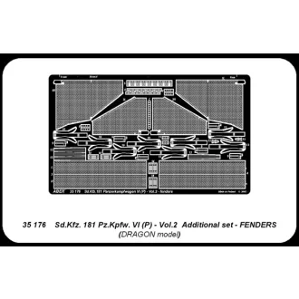   Aber Sd.Kfz.181 Pz.Kpfw.VI. (P) Vol.2 - Additional Set - Fenders (Dragon)
