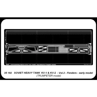  Aber Soviet Heavy Tank KV-1/2 Vol.2 - Additional Set - Fenders - Early Model (Trumpeter)
