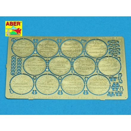 Aber German WWII 200L Fuel Drum Covers