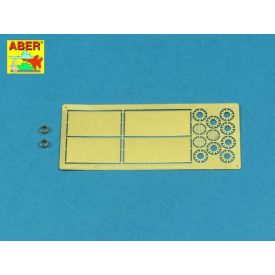   Aber Feifel air cleaners tubes for early Pz.Kpfw.VI Tiger I, Ausf.E (Sd.Kfz.181) (Dragon, Rye Field, Tamiya)