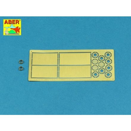 Aber Feifel air cleaners tubes for early Pz.Kpfw.VI Tiger I, Ausf.E (Sd.Kfz.181) (Dragon, Rye Field, Tamiya)