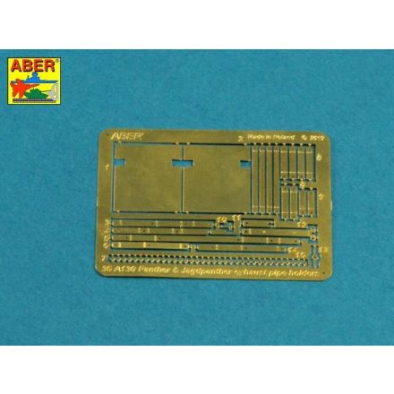 Aber Exhaust Pipe Holders for Panther D, A & G-Early, Jagdpanther G1 & G2-Early