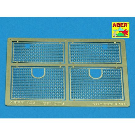 Aber Pz.Kpfw.VI Tiger I grills (Academy, Italeri, Tamiya, Zvezda)