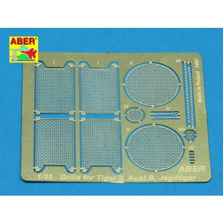 Aber King Tiger Sd.Kfz.182 and JagdTiger grill