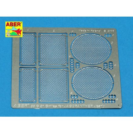 Aber Grilles for Jagdpanther Ausf.G1 early (Dragon)