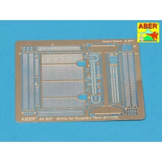   Aber Grilles For Russian Tank BT-7 or Finnish Army BT-42 (Tamiya)