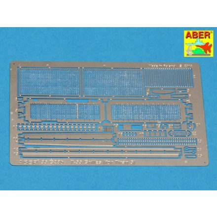 Aber Grilles for Russian tank T-55 also Israeli Tiran 5 (Tamiya)