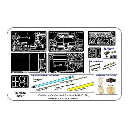 Aber Pz.Kpfw. V Ausf.D A ( i.Kfz.171) Panther (Takom)