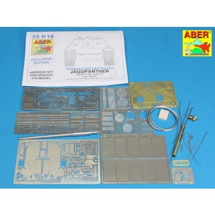 Aber German Tank Destroyer Jagdpanther (Sd.Kft.173) Ausf.G2 Late Version (Dragon)