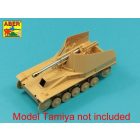 Aber German 105mm LeFH 18M/2 L/28 Barrel (Wespe Sd.Kfz.124) (AFV Club, Ark, Tamiya)