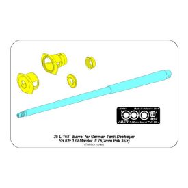   Aber Barrel 76,2mm Pak 36(r) for German Tank Destroyer Marder III (Sd.Kfz. 139) (Tamiya)