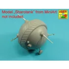 Aber Armament for Soviet Ball Tank “Sharotank”; 2 x 37mm gun, 2 x 12,7 mm machine gun DShK M36 (Miniart)