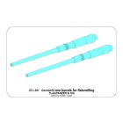 Aber Barrels 88mm for Flakpanzer E-100 (Amusing Hobby)