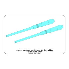 Aber Barrels 88mm for Flakpanzer E-100 (Amusing Hobby)