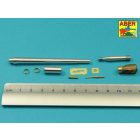 Aber Armament for Soviet SU-122-54: 1x122 mm D-49 gun barrel, 1x14,5 mm KPVT (Miniart, Hobby Boss)