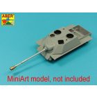 Aber Armament for Soviet SU-122-54: 1x122 mm D-49 gun barrel, 1x14,5 mm KPVT (Miniart, Hobby Boss)