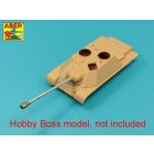 Aber Armament for Soviet SU-122-54: 1x122 mm D-49 gun barrel, 1x14,5 mm KPVT (Miniart, Hobby Boss)